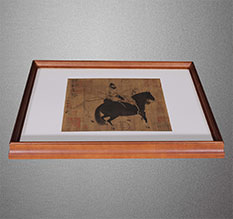 嘉鱼书画装裱配框服务案例